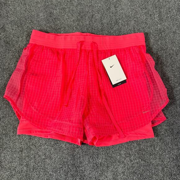 Nike Running Division Womens Large 3" Pink 2-in-1 Running Shorts FV6361-629 NWT - Picture 4 of 8